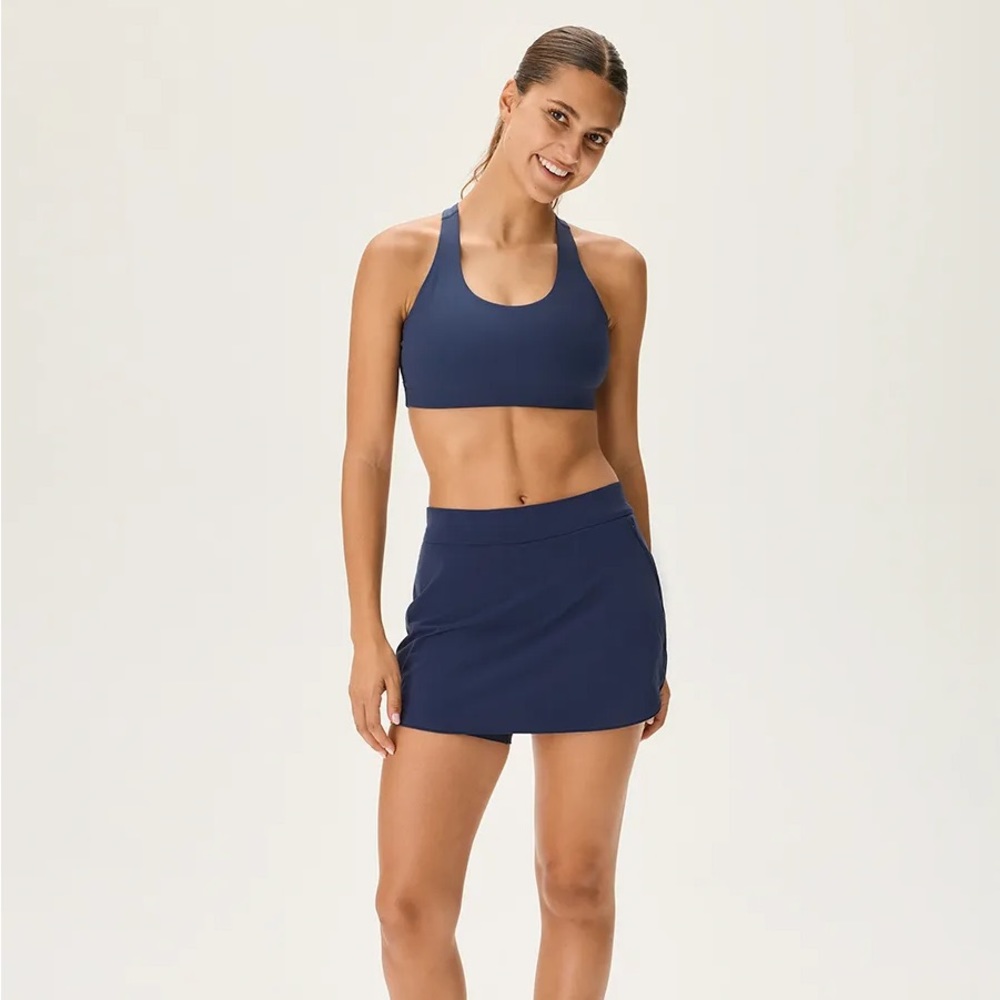 Outdoor Voices Navy Blue Exercise Skort